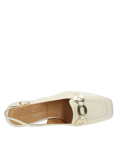 Décolleté slingback in pelle POMME D'OR | 6067CREAM
